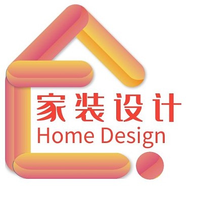logo设计家装粉色简约清新