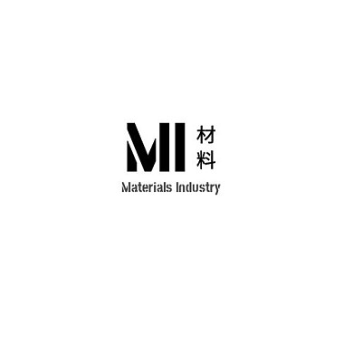 黑白简约材料产业logo