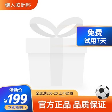 懒人欧洲杯足球促销活动大气风主图图标