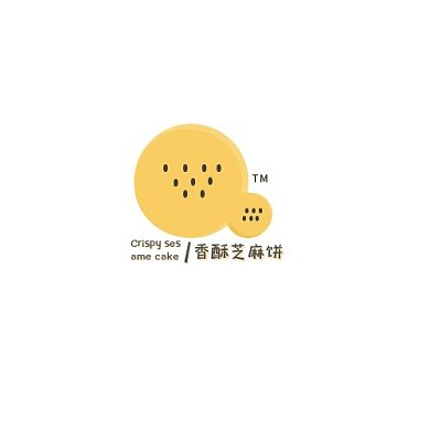 卡通香酥芝麻饼LOGO