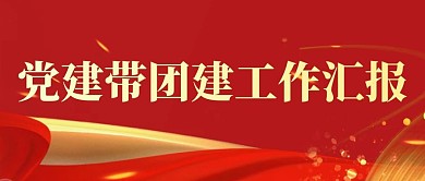 党建带团建工作汇报公众号首图