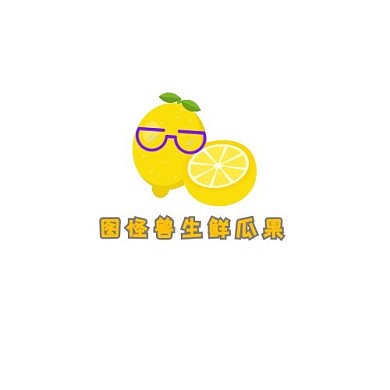 生鲜瓜果logo超市生鲜果蔬配送