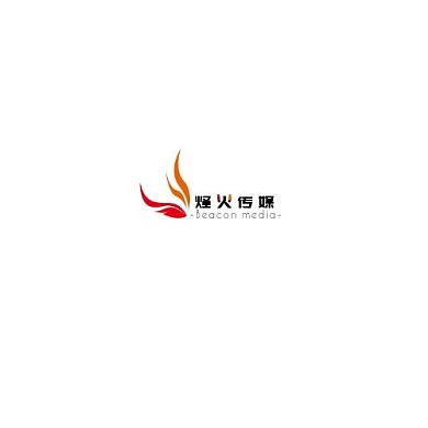 彩色现代风格烽火传媒logo