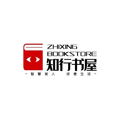 教育书店文艺简约logo