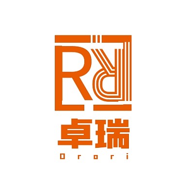 卓瑞橘色ZR创意LOGO设计
