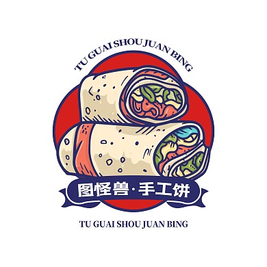卡通餐饮美食品牌标志logo