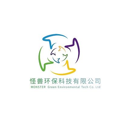 环保科技有限公司绿色简约logo设计