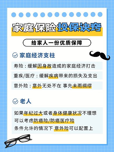 金融理财家庭保险科普小红书