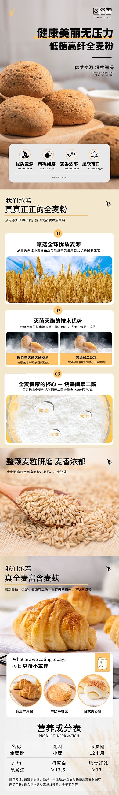 全麦面粉详情页