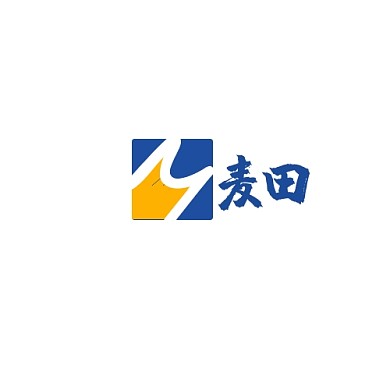 创意蓝色字母设计麦田logo