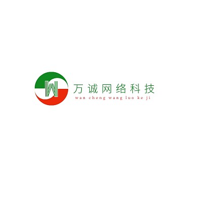 撞色几何简约网络科技logo
