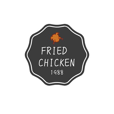 创意简约大气餐饮炸鸡宣传logo
