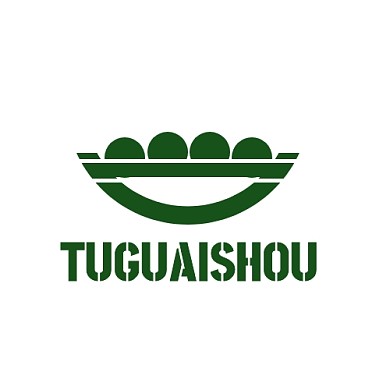 墨绿豆角简约logo设计
