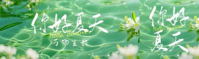 你好夏天公众号双封面