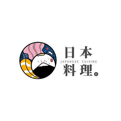 日式料理logo设计
