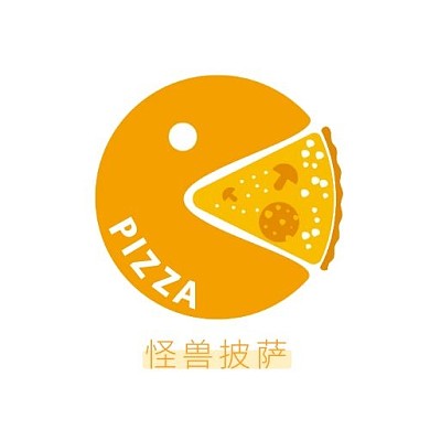 美食披萨logo设计