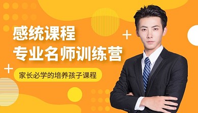 感统培训课程名师专业指导简约课程封面