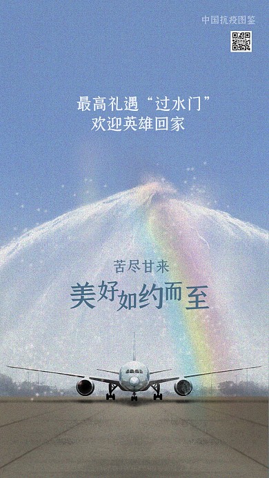 中国抗疫图鉴疫情时间轴疫情海报系列套图