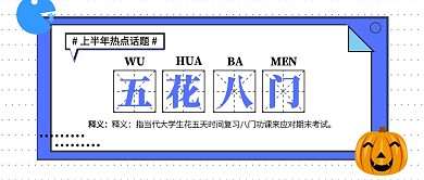 上半年热点话题网络词语公众号封面