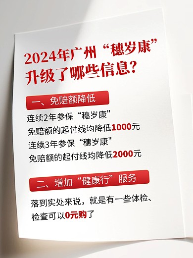 广州穗岁康升级信息科普地方媒体内页配图