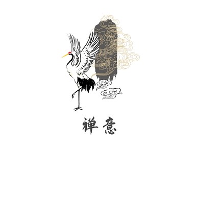 简约禅意logo