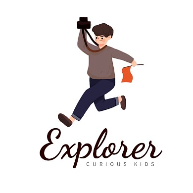 探险者男孩头像logo