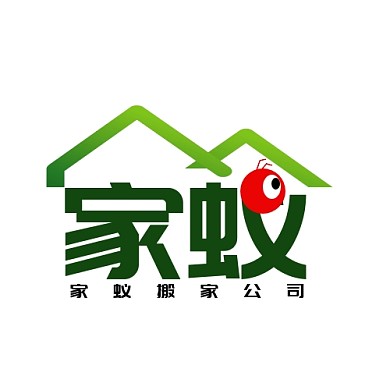 LOGO家蚁绿色调简约风房企