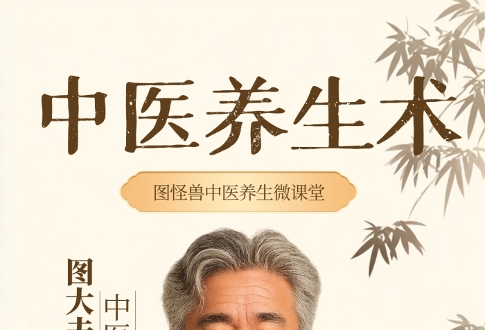 中国风中医人物介绍海报