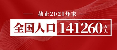 全国人口141260万人公众号封面首图