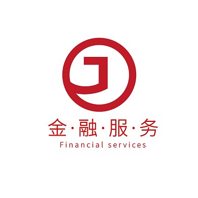 金融投资服务创意红色logo设计