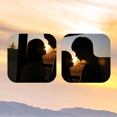 浪漫剪影情侣头像