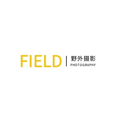 FIELD野外摄影简约黄色平面LOGO