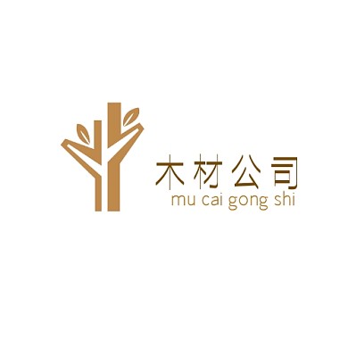 金色木材公司logo