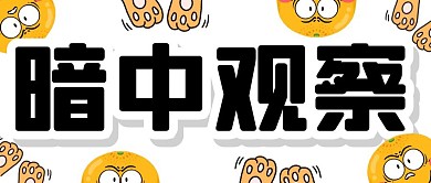 暗中观察简约趣味公众号封面首图
