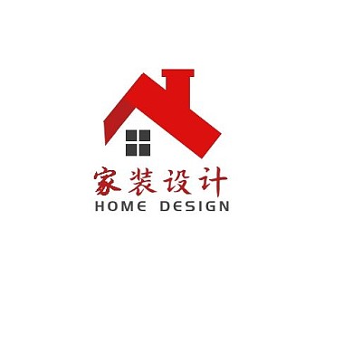 logo设计家装红色简约创意