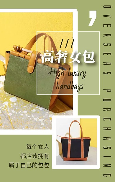 清新简约奢侈品包包