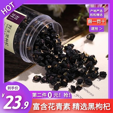 黑枸杞简约大气紫色主图直通车