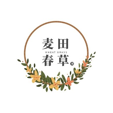 在线logo设计圆形花朵春天