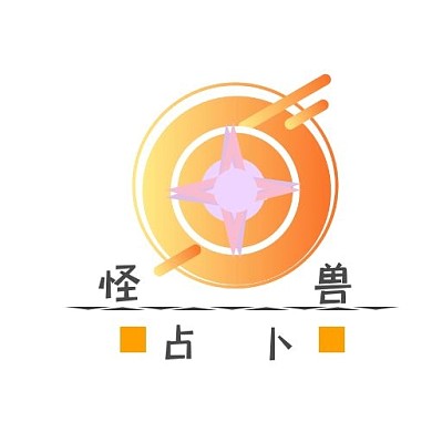 扁平风清新渐变色公众号海报logo