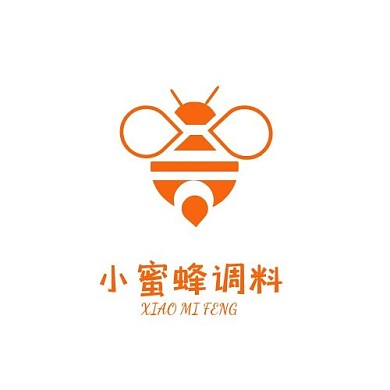 购物电商小蜜蜂简约调料小程序标志设计