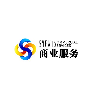 商业服务文字简约党政商务logo设计