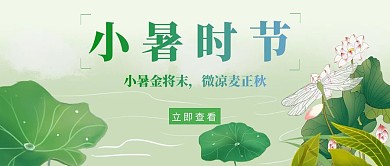 红包二十四节气小暑横板首图