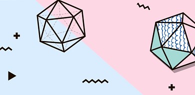 绿色简约插画鲜花banner背景