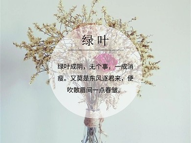 文艺句子创意简约公众号配图
