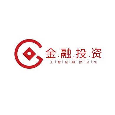 金融投资红色创意logo设计