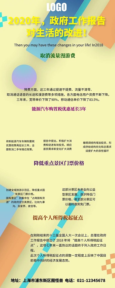 一张图读懂019年政府工作报告