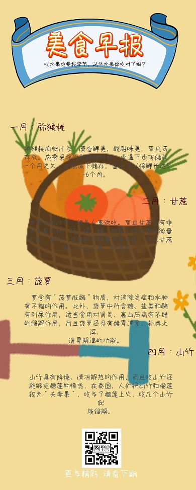 健康饮食知识营销长图