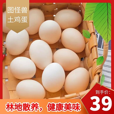 土鸡蛋主图促销直通车