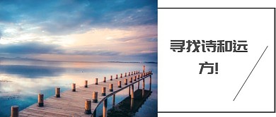 寻找诗和远方公众号封面