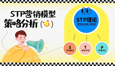 STP营销模型课程封面科普用图